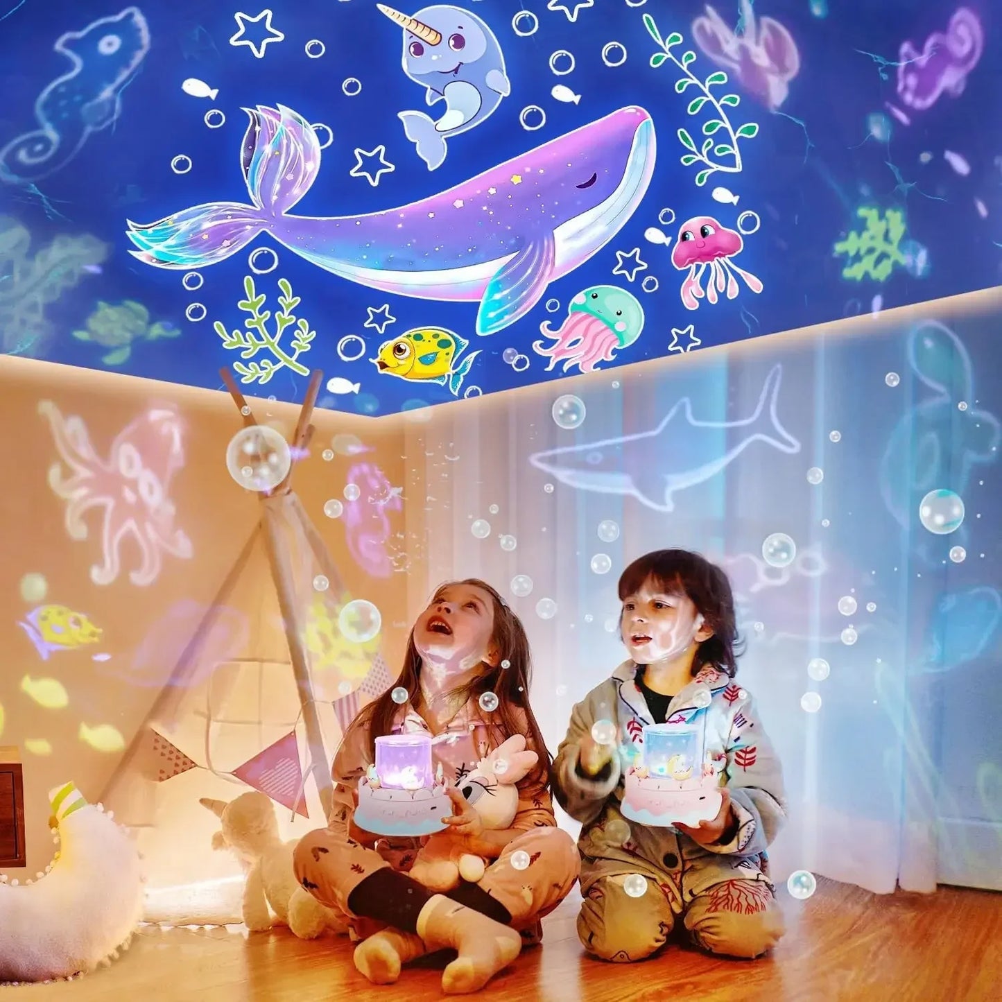 Magical Multifunction Projector Lamp – A Dreamy Experience for All Ages!