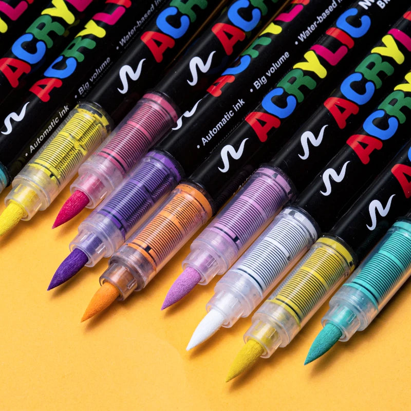 Acrylic Pressure Sensitive Premium Markers: All Surface Marker